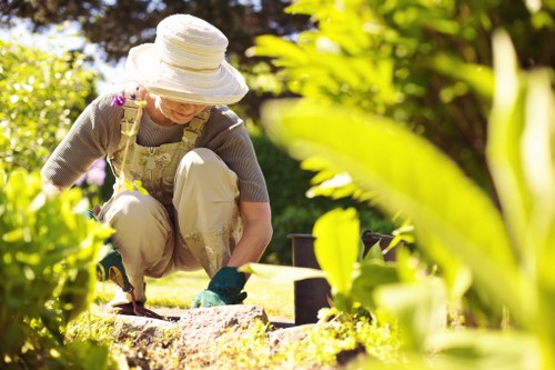 Team of Gardening Services Erith maintaining a vibrant garden